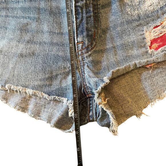 Ralph Lauren Denim & Supply Vintage Cut Off Jean Shorts Size 25 742N - Picture 3 of 7